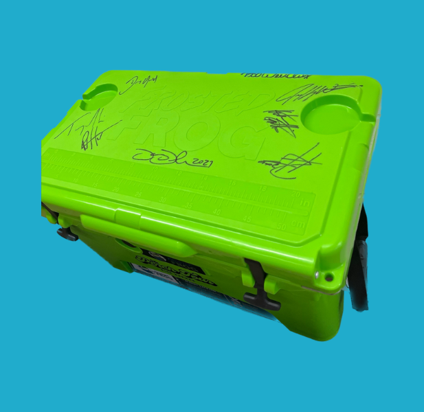 Autographed Frosted Frog 45 QT Cooler – Adaptive Sports